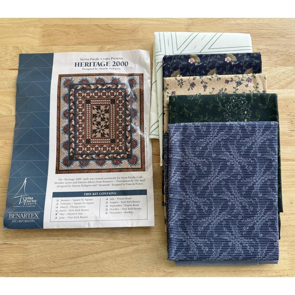 HERITAGE 2000 May HUNTER'S STAR - Quilt Kit - SHARON HULTGREN‎ Sierra Pacific